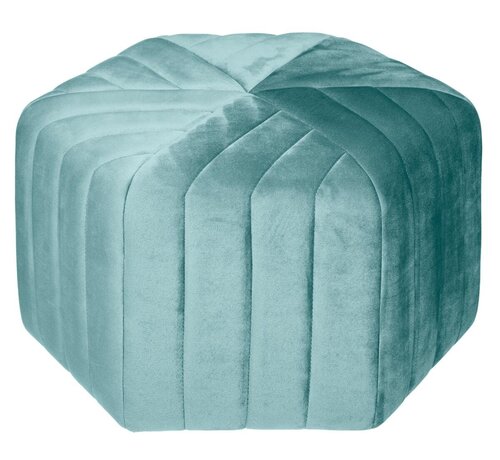 Atmosphera créateur d'intérieur Pouf - Footstool - Green - Jade Breeze