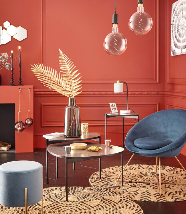 Fauteuil - Velvet - Zwart - Nocturna Iron