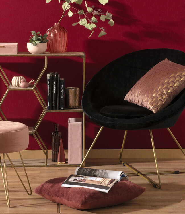 Fauteuil - Velvet - Zwart - Nocturna Iron