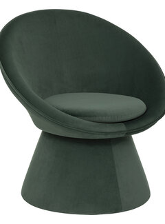 Atmosphera créateur d'intérieur Armchair - Velvet - Green - Emerald Dream