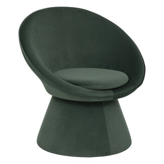 Atmosphera Fauteuil - Velvet - Groen - Emerald Dream