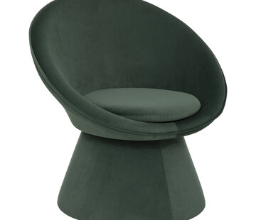 Atmosphera créateur d'intérieur Fauteuil - Velvet - Groen - Emerald Dream