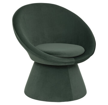 Atmosphera créateur d'intérieur Armchair - Velvet - Green - Emerald Dream