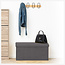 Foldable Storage Box Pouf - Gray - Shadow Retreat