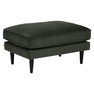 Atmosphera Hocker - Voetenbank - Kaki Groen - Velvet Essence