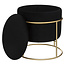 Pouf - Footstool - Black - Black Diamond