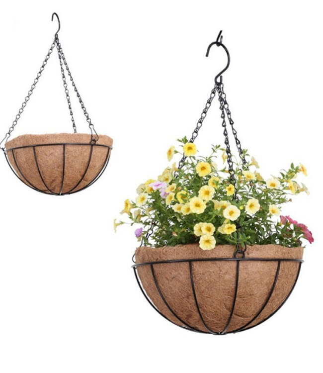 Hangende Plantenbakken 2 Stuks - Zwart - Bloom Sling