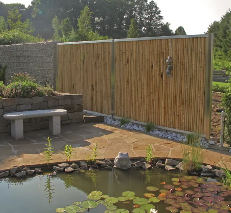 Bamboo 2024 garden fence