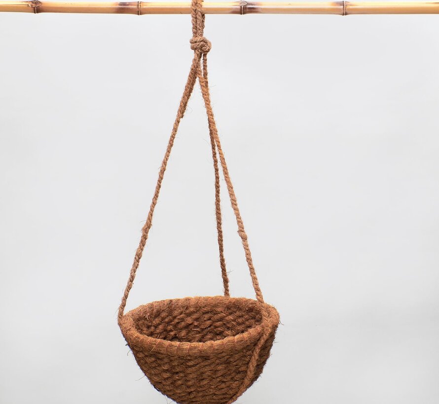 Coconut Fiber Hanging Baskets - Plant Hangers - Natural