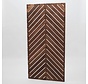 Coconut wood privacy screen - Brown