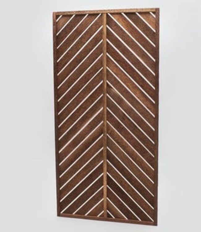 Coconut wood privacy screen - Brown