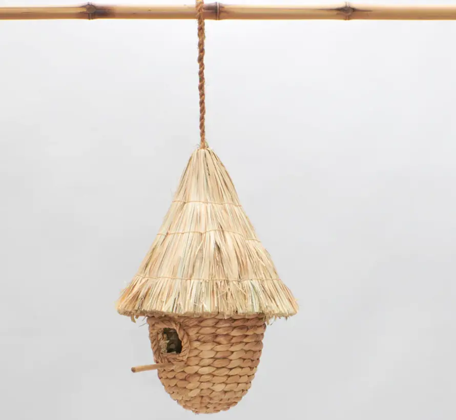 Wicker Birdhouse - Birdhouse - Natural