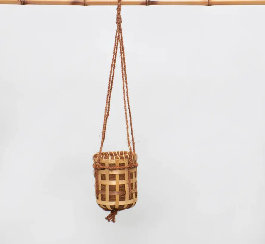 Wicker Hanging Basket - Plant Hanger - Natural