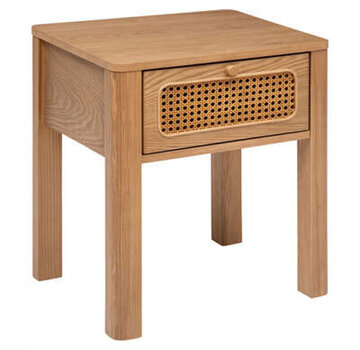 Atmosphera créateur d'intérieur Bedside table - 1 drawer - Natural - Lumisnocte