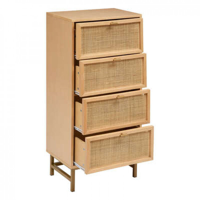 Chest of drawers - 4 drawers - Natural - Rayo