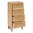 Chest of drawers - 4 drawers - Natural - Rayo