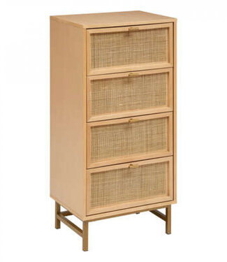 Atmosphera Chest of drawers - 4 drawers - Natural - Rayo