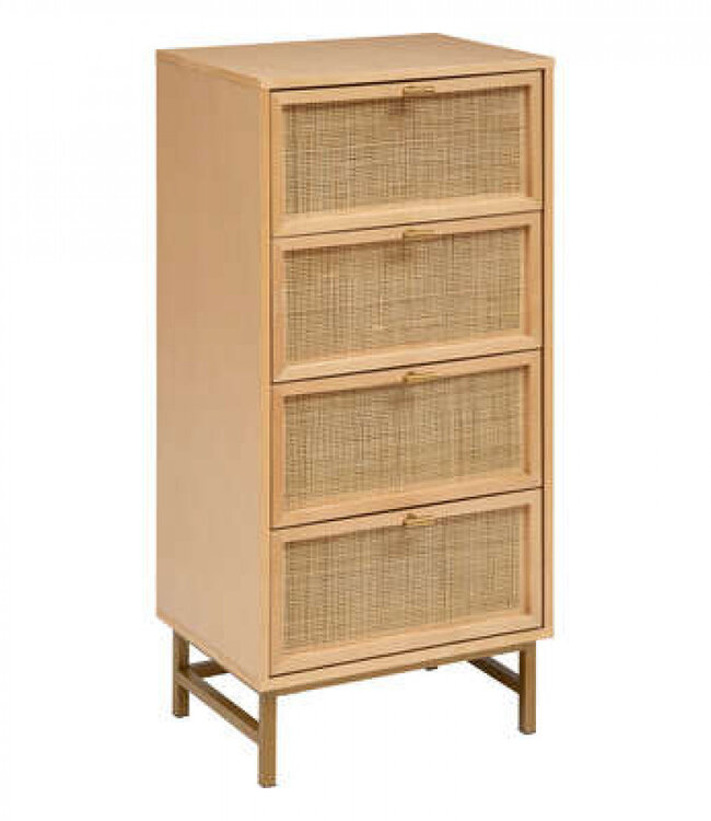 Chest of drawers - 4 drawers - Natural - Rayo