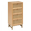 Chest of drawers - 4 drawers - Natural - Rayo
