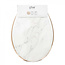 White Toilet Seat - Marmer Look