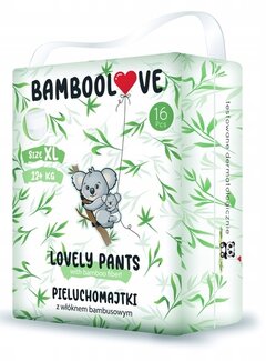 Bamboolove 3-Pack Bamboo Nappy Pants - Size XL - 12kg +