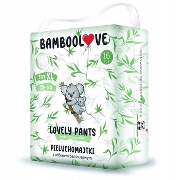 Bamboolove 3-Pack Bamboe Luierbroeken - Maat XL - 48 Stuks - 12kg +