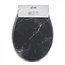 Zwarte Toiletbril - Marmer Look