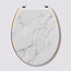 White Toilet Seat - Marmer Look
