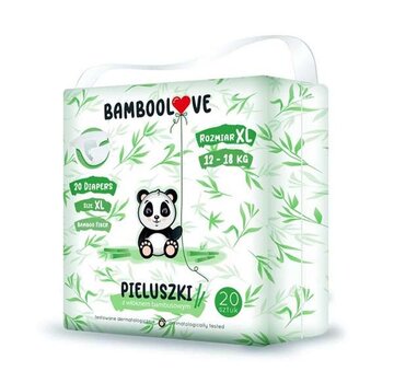 Bamboolove 3-Pack Bamboo Disposable Diapers - Size XL - 12-17 kg