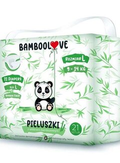Bamboolove 3-Pack Bamboo Disposable Diapers - Size L - 9-14 kg