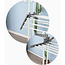 Laundry drying rack - Drying rack - With wheels - Foldable - White