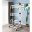 Ecarla Laundry drying rack - Drying rack - With wheels - Foldable - White