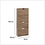 Shoe cabinet - 4 Drawers - Brown - 5Five