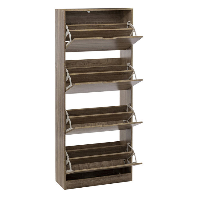 Shoe cabinet - 4 Drawers - Brown - 5Five