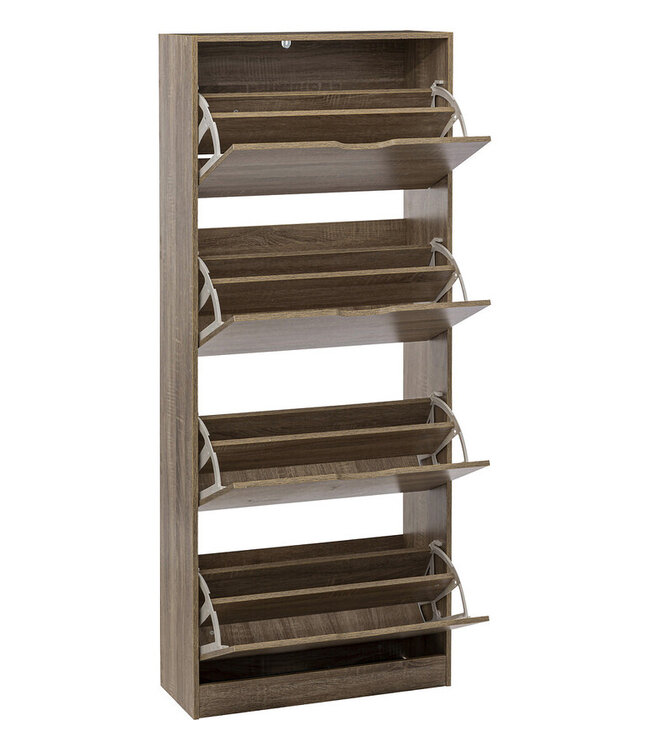 Shoe cabinet - 4 Drawers - Brown - 5Five