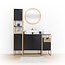Toilet set - Bathroom furniture - Black - MidnightLux