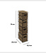 Rieten Opbergset - 4 Stuks - Staand - Bruin