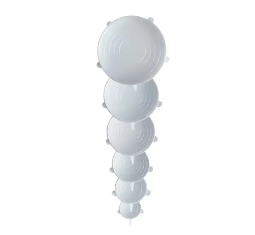 Gopandoo Couvercles en silicone - 6 pièces - Réutilisables - 2 couleurs - GoPandoo
