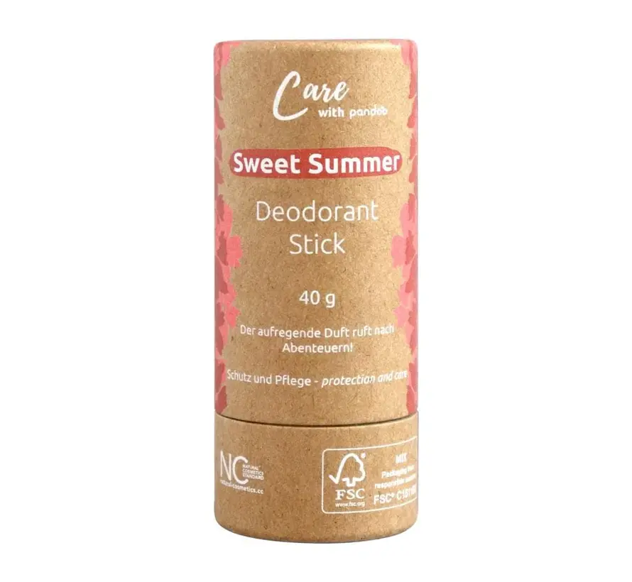 Deodorant Stick - 40g - 2 Stuks -  Sweet Summer - GoPandoo