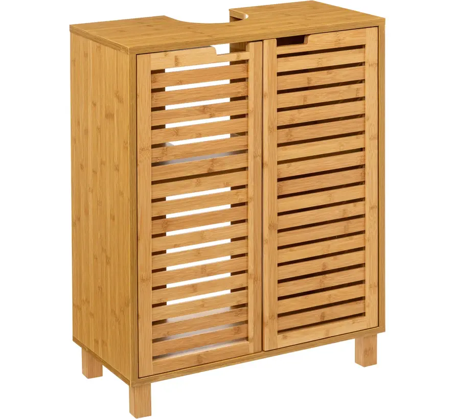 Sicela Bamboo washbasin cabinet - Five