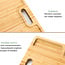 Schneidebrett Bamboo XL - Tapasbrett - 30 × 40 cm - Budu