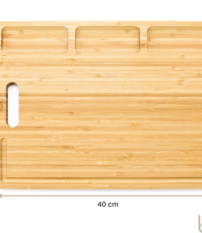 Snijplank Bamboe XL - Tapasplank - 30 x 40cm  - Budu