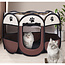 Dog run - Bench - Foldable - Brown/Red