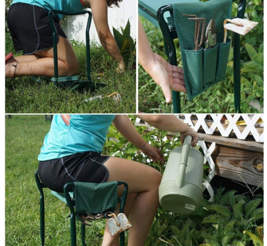 Foldable Stool - 3-in-1 - Blue/Black