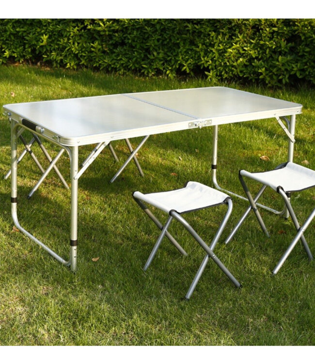 Garden furniture set - Foldable - White