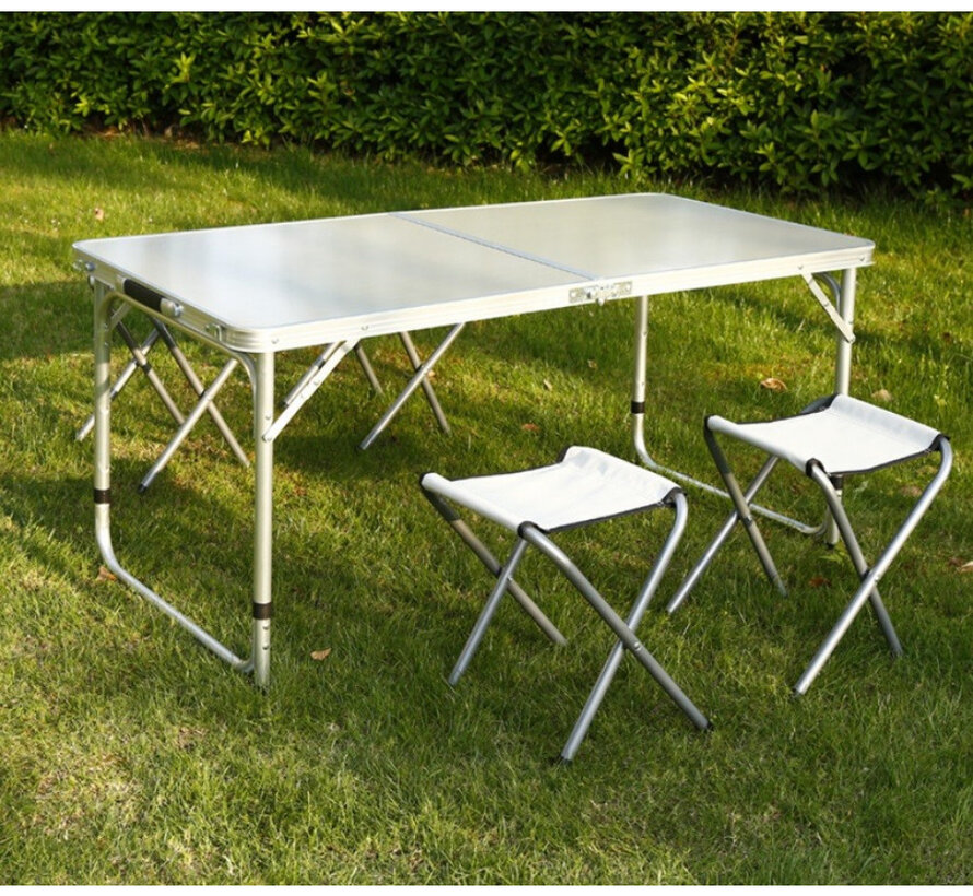 Garden furniture set - Foldable - White