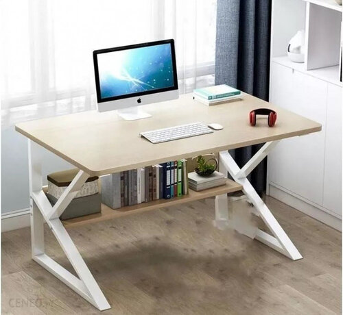 Ecarla Large Computer Desk - Modern - White