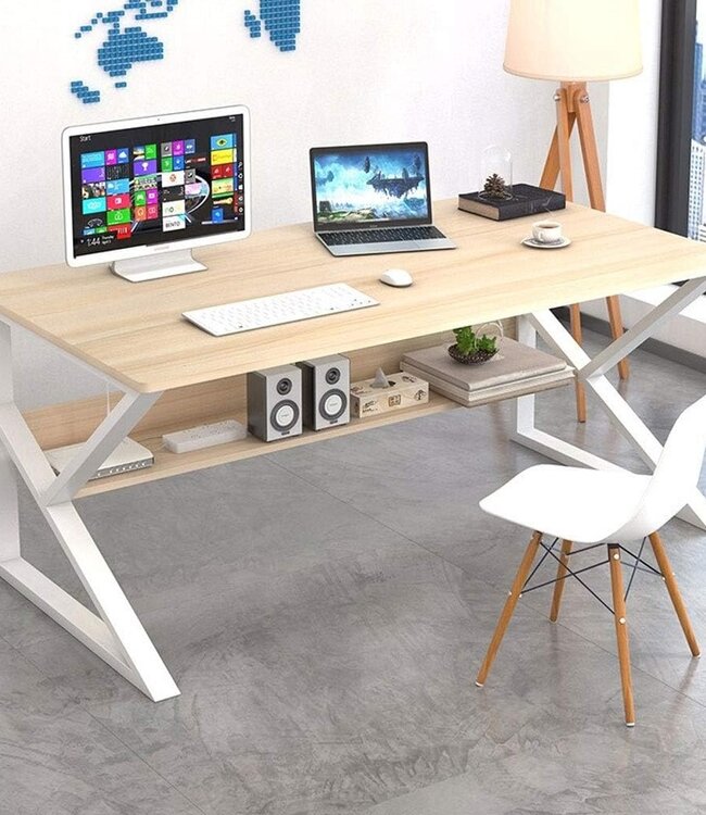 Groot Computerbureau - Modern - Wit