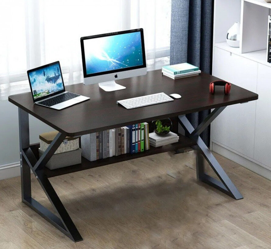 Large Computer Desk - Modern - Black