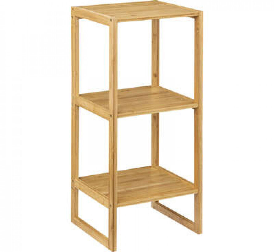 Storage shelf - 3 Levels - 35.1 x 33.5 x 84cm - Natural